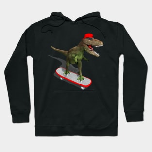 Skateboarding T-Rex Hoodie